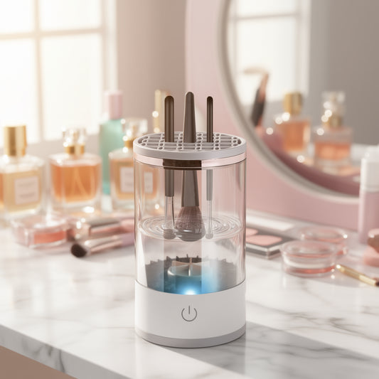 Lunar Serenity Beauty Electric Makeup Brush Cleaner