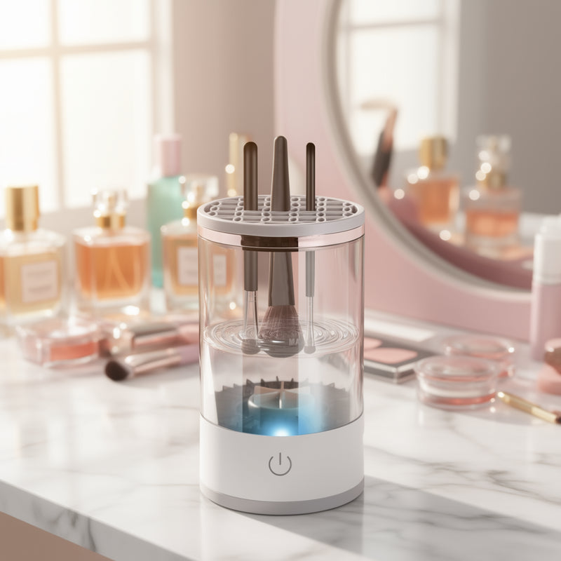 Lunar Serenity Beauty Electric Makeup Brush Cleaner